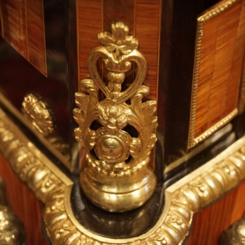 Victorian walnut ormolu pedestal desk plinth mount
