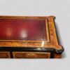 Victorian walnut ormolu pedestal desk top corner
