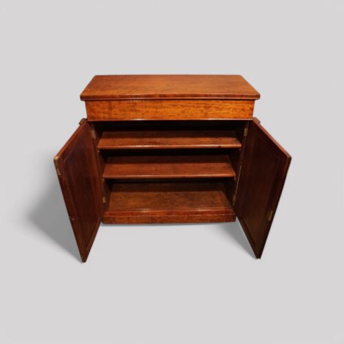 William IV mahogany chiffonier interior