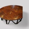 Antique double gate leg table top detail