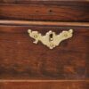 Antique oak cabriole leg dresser base escutcheon