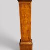 Edwardian walnut grandmother clock door