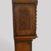 Edwardian walnut grandmother clock fretwork
