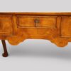 Queen Anne style walnut lowboy centre drawer