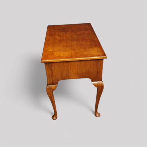 Queen Anne style walnut lowboy end