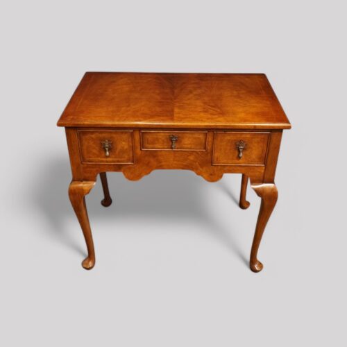 Queen Anne style walnut lowboy