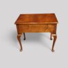 Queen Anne style walnut lowboy rear