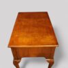 Queen Anne style walnut lowboy top view