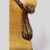 Victorian mahogany open arm chair arm
