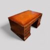 Victorian mahogany partners desk angle