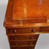 Victorian mahogany partners desk corner