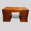 Victorian mahogany partners desk front