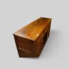 Antique oak dog kennel dresser angle