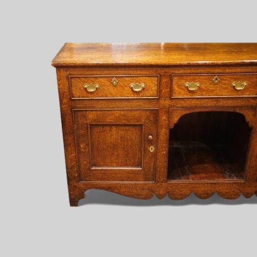 Antique oak dog kennel dresser end cupboard