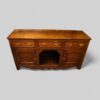 Antique oak dog kennel dresser front detail