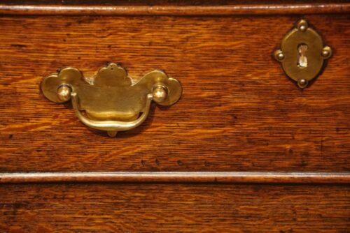 Antique oak dog kennel dresser handle
