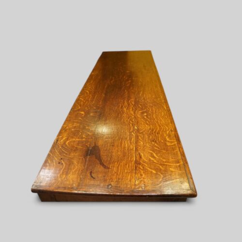 Antique oak dog kennel dresser top