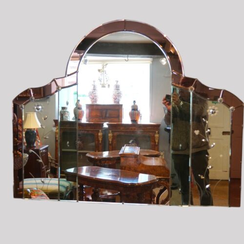 Art Deco overmantle