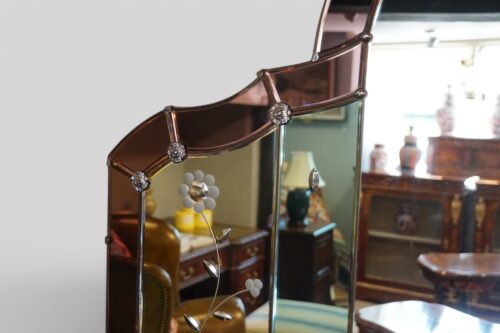 Art Deco overmantle detail