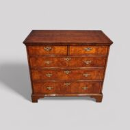 George II burr elm chest
