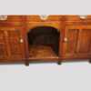 George III oak dog kennel dresser base interior