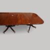 Georgian mahogany 3 pillar dining table detail