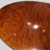 Regency style circular dining table detail top