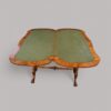 Victorian inlaid walnut card table open