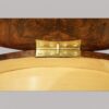 Victorian inlaid walnut oval table hinge