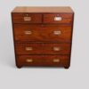 Victorian mahogany military chest