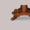 William IV rosewood card table base detail