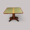 William IV rosewood card table playing area