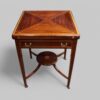 Edwardian mahogany envelope card table