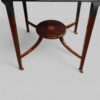Edwardian mahogany envelope card table legs