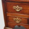 George II red walnut lowboy drawer