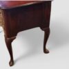 George II red walnut lowboy side