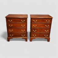 Pair of mahogany bedside chests