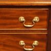 Pair of mahogany bedside chests handles