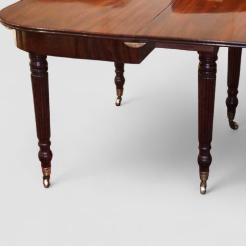 Regency mahogany Gillows style dining table side