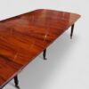 Regency mahogany Gillows style dining table side angle