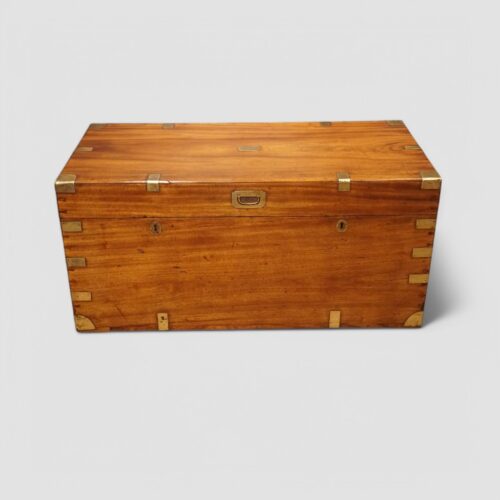Victorian camphor wood campaign chest