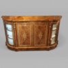 Victorian inlaid walnut 4 door credenza