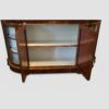 Victorian inlaid walnut 4 door credenza cupboard interior