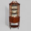 Edwardian inlaid display cabinet