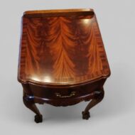 Pair of George VI bedside tables top