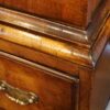 Queen Anne style walnut cabinet waist moulding