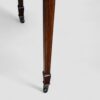 Victorian inlaid rosewood writing table leg