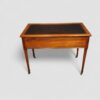 Victorian inlaid rosewood writing table rear