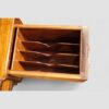 Victorian inlaid rosewood writing table stationery drawer