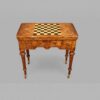 Victorian inlaid walnut games table
